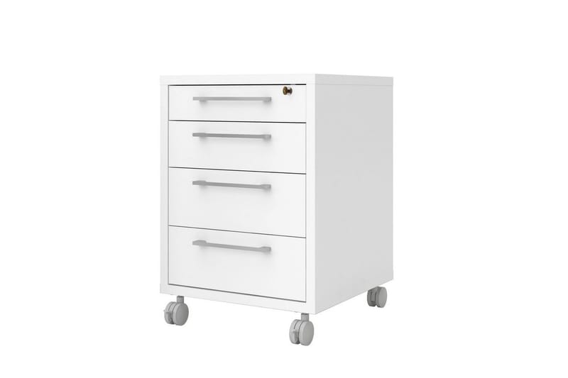 Astric Natbord 48,2 cm - Hvid - Møbler - Borde - Aflastningsbord - Sengebord