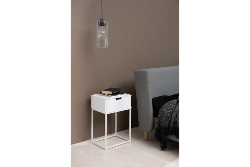 Azelia Natbord 30 cm - Hvid - Møbler - Borde - Aflastningsbord - Sengebord