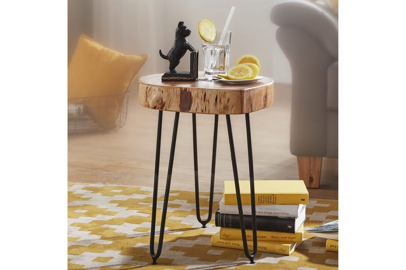 Andreone Sidebord 35 cm - Træ / natur - Møbler - Borde - Aflastningsbord - Bakkebord & små borde