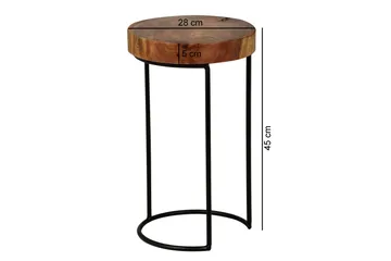 Angiv sidebord 28 cm - Træ / natur - Møbler - Borde - Aflastningsbord - Bakkebord & små borde