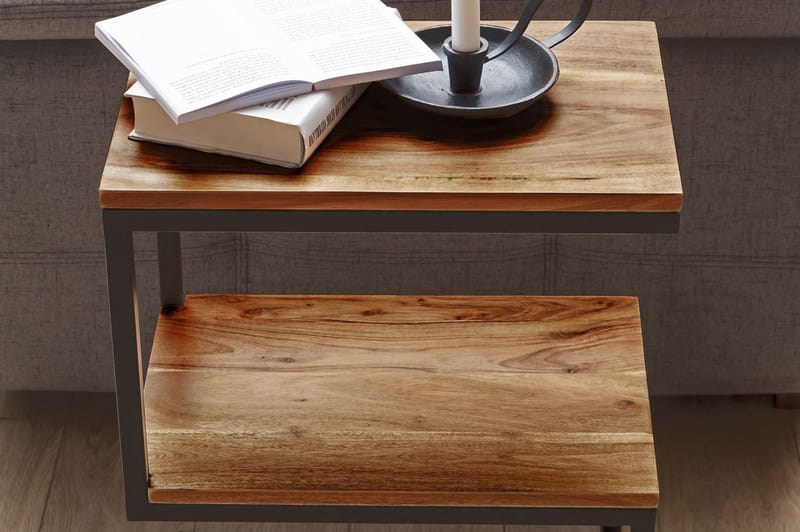 Aranza sidebord 45 cm - Træ / natur - Møbler - Borde - Aflastningsbord - Bakkebord & små borde