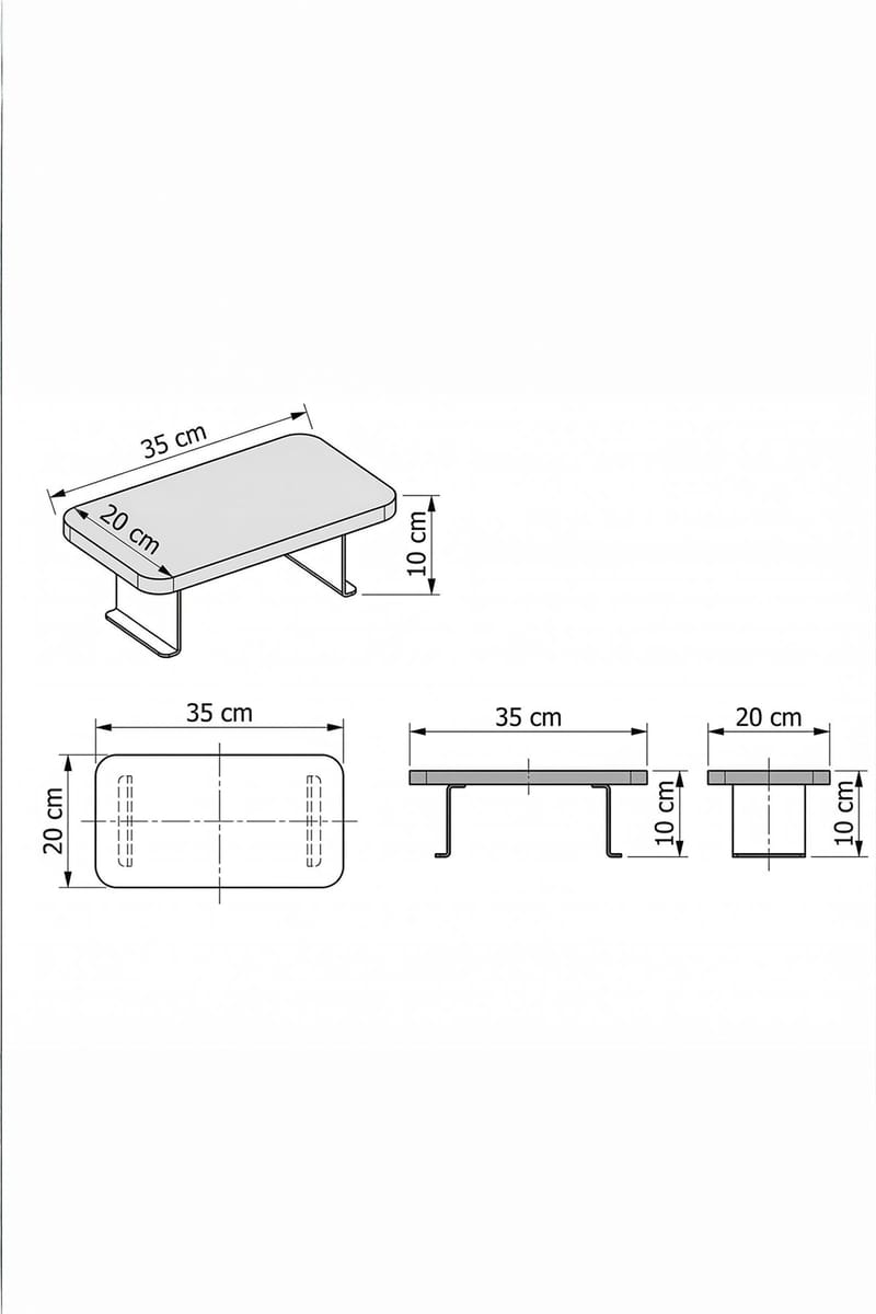 Armrest Table Homitis - Møbler - Borde - Aflastningsbord - Bakkebord & små borde