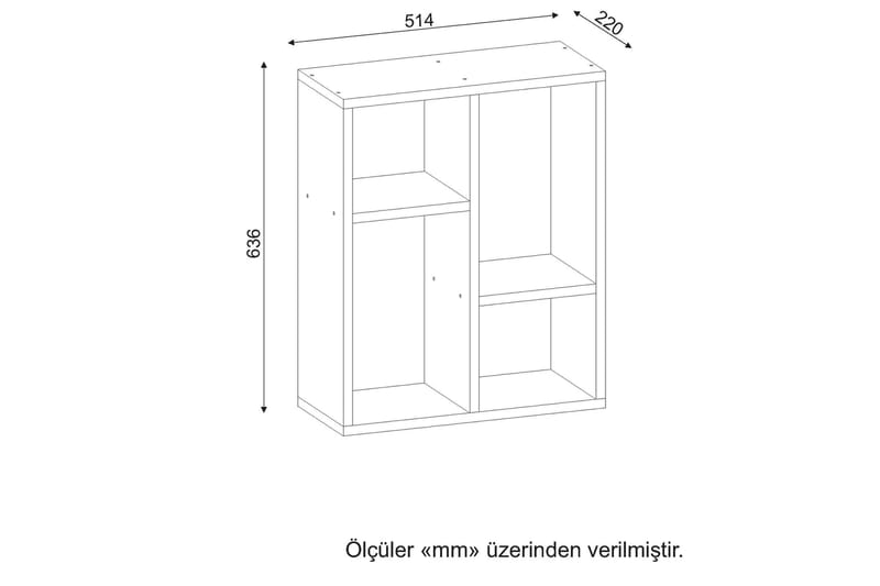 Asillane Sidebord / Opbevaring - Hvid - Lampebord - Bakkebord & små borde