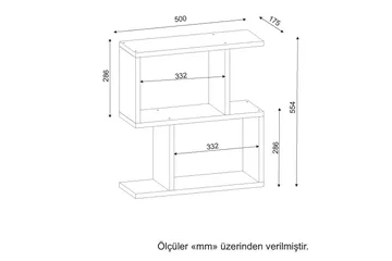 Asillane sidebord / opbevaring modern - Hvid - Møbler - Borde - Aflastningsbord - Bakkebord & små borde