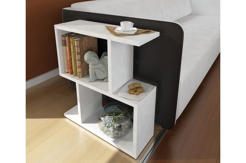 Asillane sidebord / opbevaring modern - Hvid - Møbler - Borde - Aflastningsbord - Bakkebord & små borde