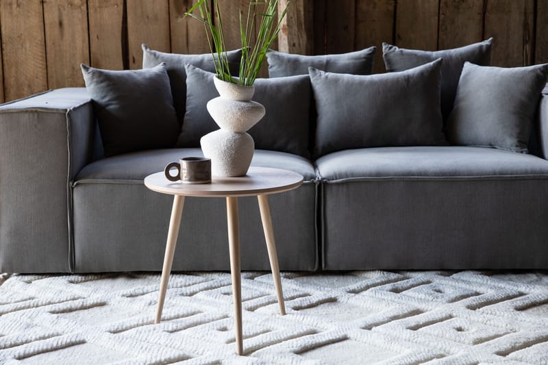 Askim Siddebord 48 cm - Beige - Møbler - Borde - Aflastningsbord - Bakkebord & små borde