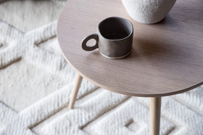 Askim Siddebord 48 cm - Beige - Møbler - Borde - Aflastningsbord - Bakkebord & små borde