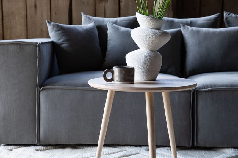 Askim Siddebord 48 cm - Beige - Møbler - Borde - Aflastningsbord - Bakkebord & små borde