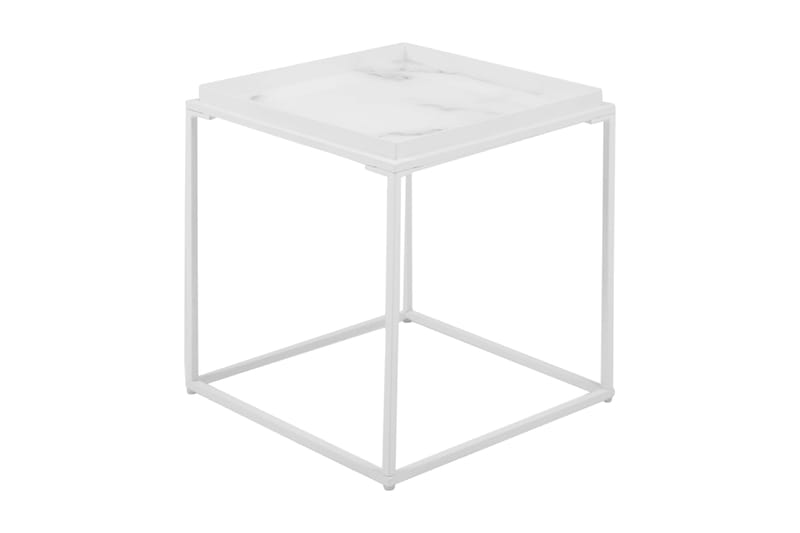 Burwick Sidebord 42 cm - Hvid - Lampebord - Bakkebord & små borde