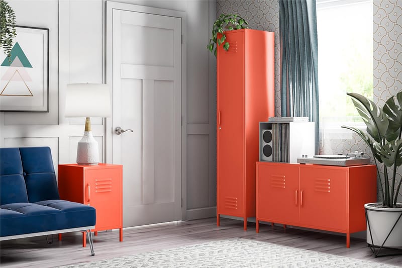 Cache Sidebord 38 cm Orange - Novogratz - Møbler - Borde - Aflastningsbord - Bakkebord & små borde