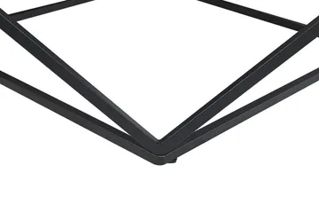 Charmlee Sidebord 50 cm - Hvid/Sort - Møbler - Borde - Aflastningsbord - Bakkebord & små borde
