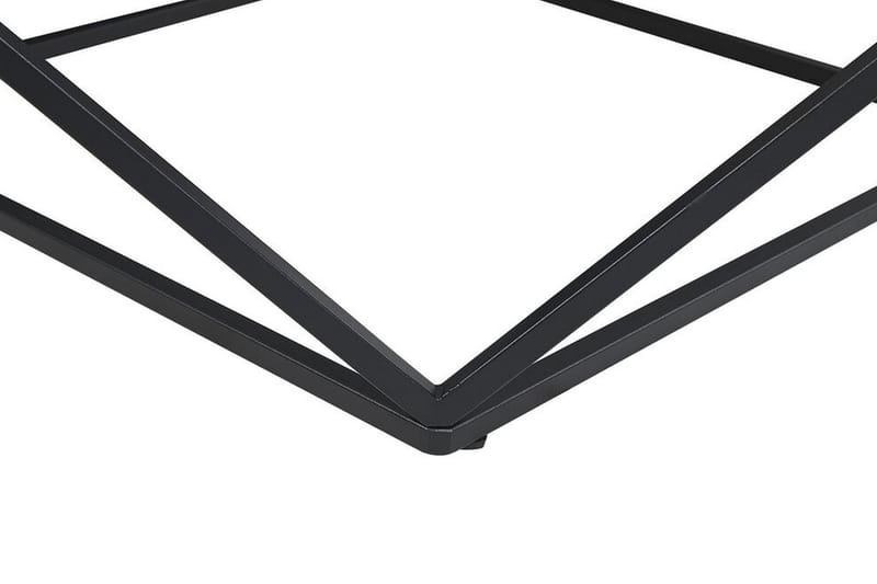 Charmlee Sidebord 50 cm - Hvid/Sort - Møbler - Borde - Aflastningsbord - Bakkebord & små borde