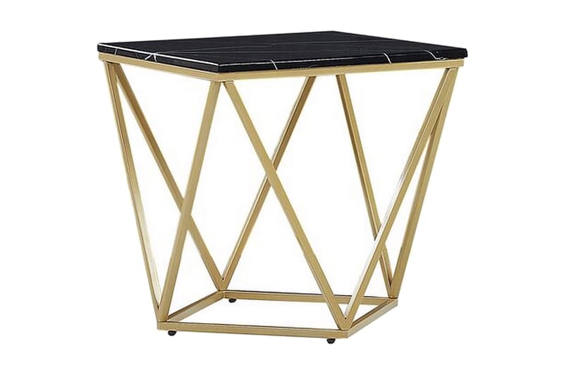 Charmlee Sidebord 50 cm - Sort/Guld - Møbler - Borde - Aflastningsbord - Bakkebord & små borde