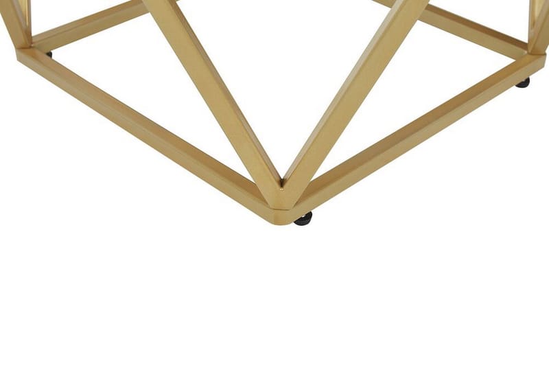 Charmlee Sidebord 50 cm - Sort/Guld - Møbler - Borde - Aflastningsbord - Bakkebord & små borde