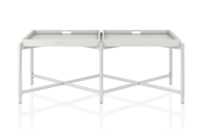 Coco Bakkebord 121 cm Hvid - CosmoLiving - Møbler - Borde - Aflastningsbord - Bakkebord & små borde