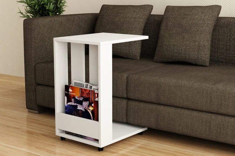 Decorta Sidebord - Hvid - Møbler - Borde - Aflastningsbord - Bakkebord & små borde