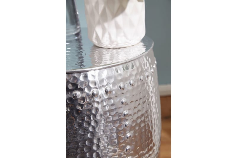 Delage Sidebord 42 cm - Sølv - Møbler - Borde - Aflastningsbord - Bakkebord & små borde