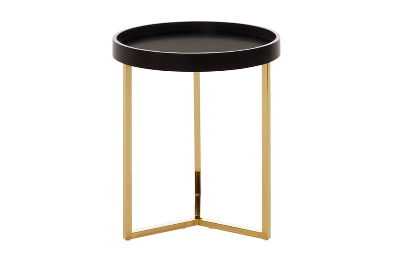 Dhir sidebord 40 cm - Guld - Lampebord - Bakkebord & små borde