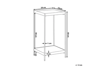 Dinari Sidebord - Guld - Møbler - Borde - Aflastningsbord - Bakkebord & små borde