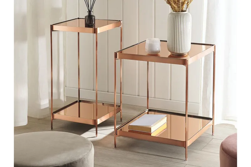 Dinari Sidebord - Kobber - Møbler - Borde - Aflastningsbord - Bakkebord & små borde