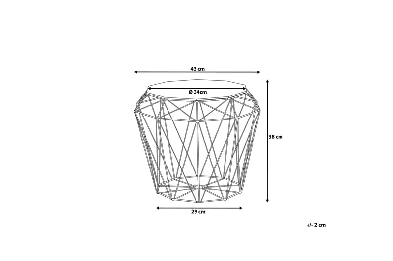 Elida Sidebord 43 cm - Træ / natur - Møbler - Borde - Aflastningsbord - Bakkebord & små borde