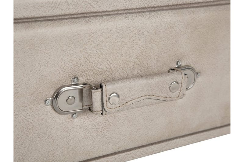 Eurostar sidebord 50 cm - Beige - Møbler - Borde - Aflastningsbord - Bakkebord & små borde