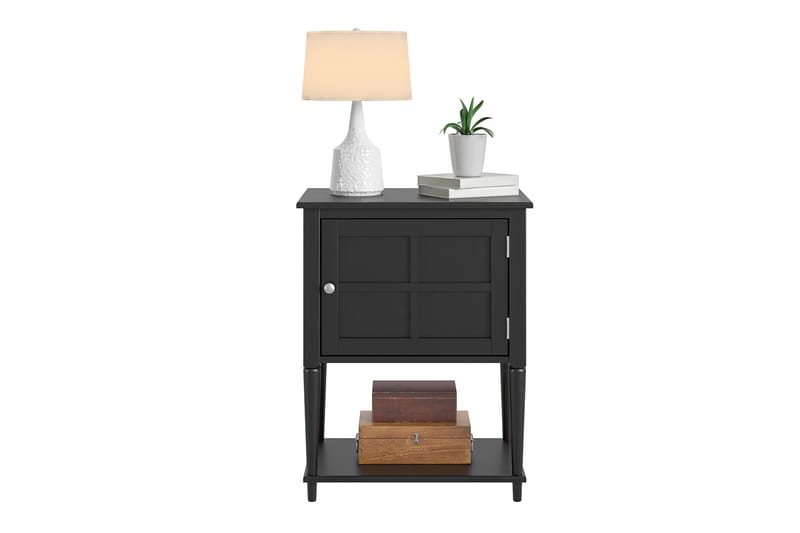 Fairmont Sidebord 56 cm Sort - Dorel Home - Møbler - Borde - Aflastningsbord - Bakkebord & små borde
