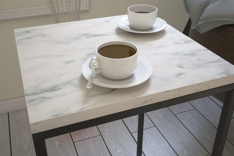 Falan sidebord 35 cm - Hvid / Sort - Møbler - Borde - Aflastningsbord - Bakkebord & små borde