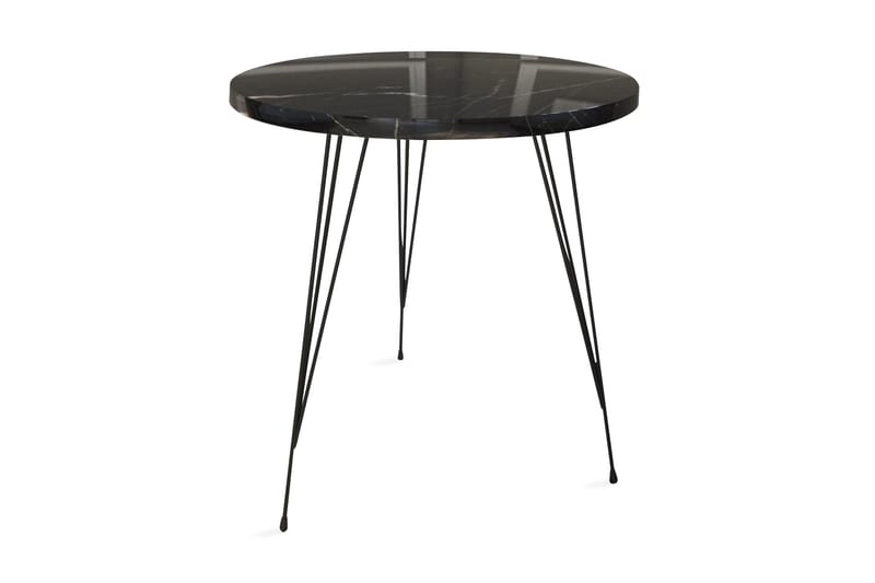 Falan sidebord 40 cm - Sort / hvid - Møbler - Borde - Aflastningsbord - Bakkebord & små borde