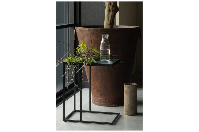 Febe Sidebord 45 cm - Sort - Møbler - Borde - Aflastningsbord - Bakkebord & små borde