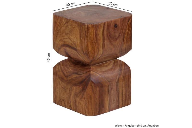 Florena Sidebord 30 cm - Træ / natur - Møbler - Borde - Aflastningsbord - Bakkebord & små borde