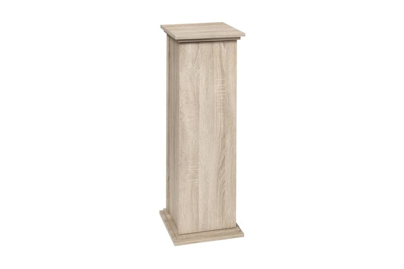 FMD accentbord med låge 88,5 cm egetræsfarve - Beige - Møbler - Borde - Aflastningsbord - Bakkebord & små borde