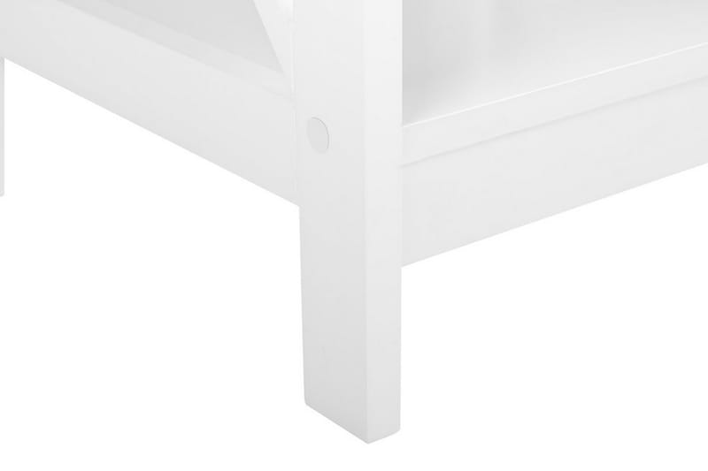 Foster sidebord 40 cm - Hvid - Lampebord - Bakkebord & små borde