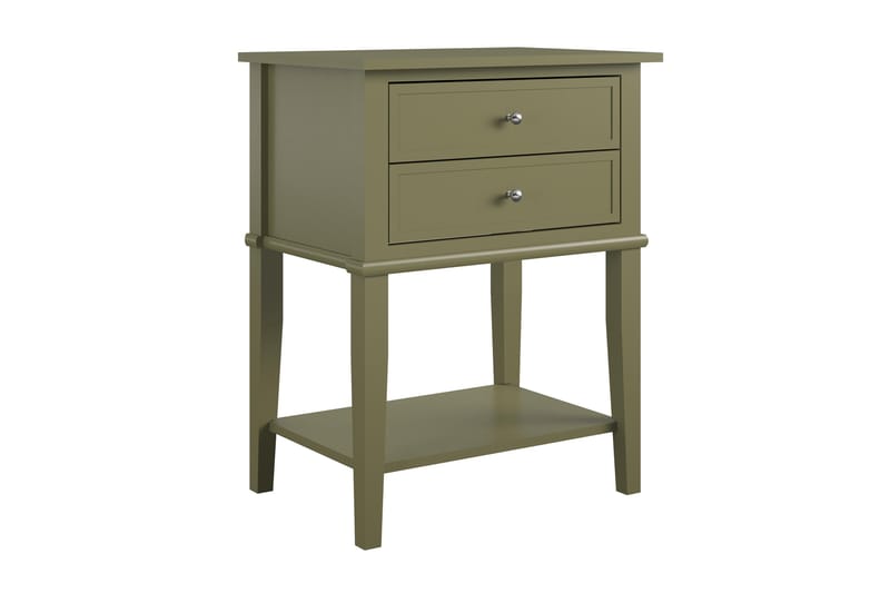 Franklin Sidobord 56x39 cm Olivgrön NO_BRAND Olive green - Møbler - Borde - Aflastningsbord - Bakkebord & små borde