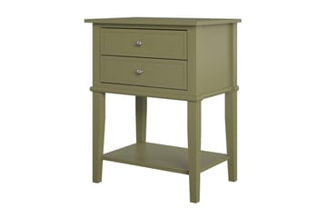 Franklin Sidobord 56x39 cm Olivgrön Olive green - Møbler - Borde - Aflastningsbord - Bakkebord & små borde