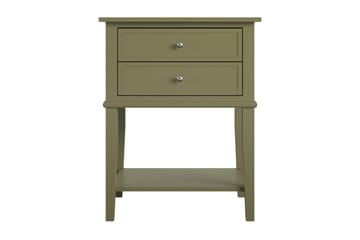 Franklin Sidobord 56x39 cm Olivgrön Olive green - Møbler - Borde - Aflastningsbord - Bakkebord & små borde