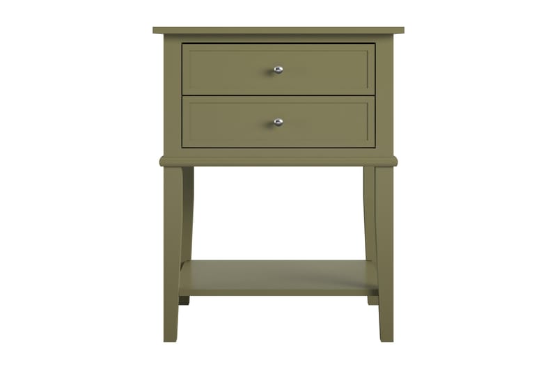 Franklin Sidobord 56x39 cm Olivgrön Olive green - Møbler - Borde - Aflastningsbord - Bakkebord & små borde