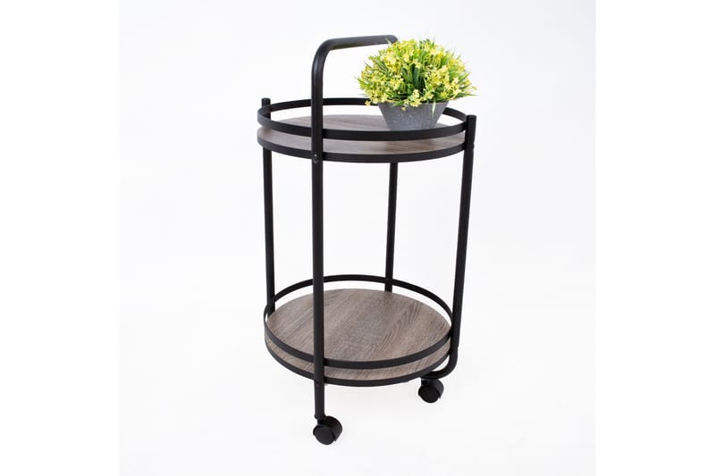 Genua Serveringsbord 52x52x79 cm Guld - Møbler - Borde - Aflastningsbord - Bakkebord & små borde