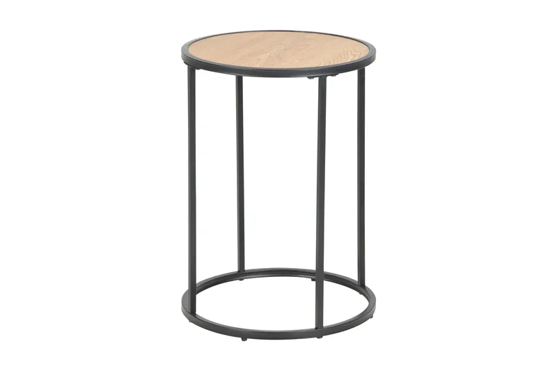 Hasslevik Sidebord - Sort/Brun - Møbler - Borde - Aflastningsbord - Bakkebord & små borde