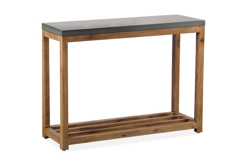 Hylde SANDSTONE 87x28xH60cm grå fibercement - Møbler - Borde - Aflastningsbord - Bakkebord & små borde