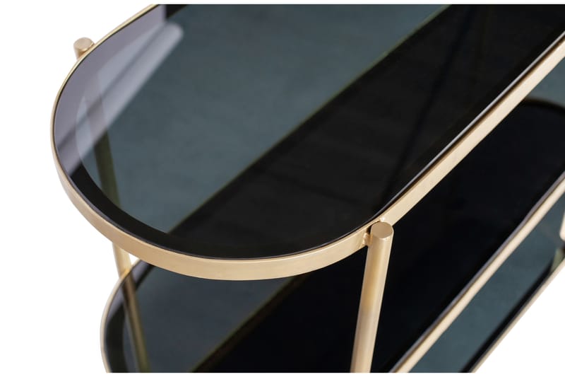 Jemfix Sidebord 120 cm - Antik messing - Lampebord - Bakkebord & små borde
