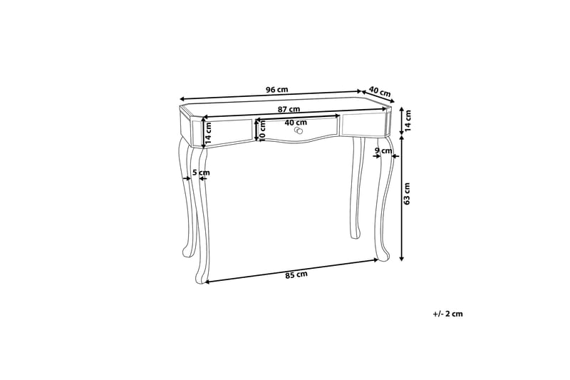 Kølet aflastningsbord - Sølv - Lampebord - Bakkebord & små borde