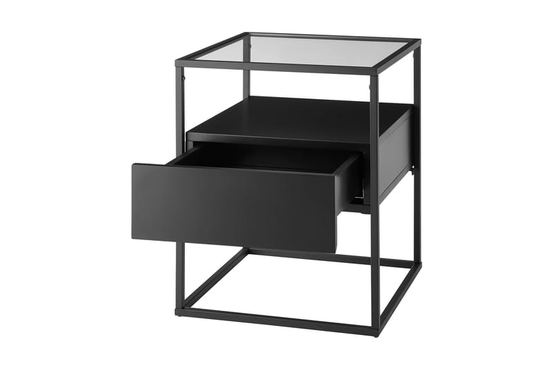 Karysma Sidebord 43 cm - Sort - Lampebord - Bakkebord & små borde