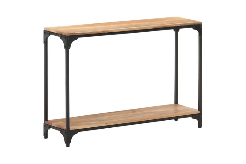 konsolbord 110x30x75 cm massivt akacietræ - Brun - Møbler - Borde - Aflastningsbord - Bakkebord & små borde