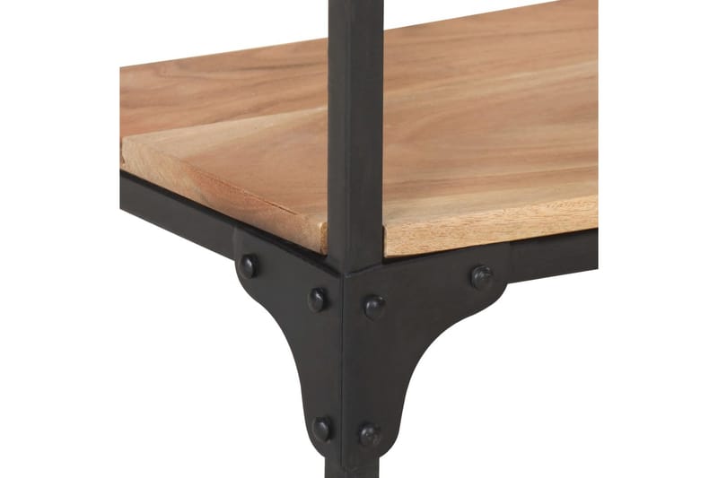 konsolbord 110x30x75 cm massivt akacietræ - Brun - Lampebord - Bakkebord & små borde