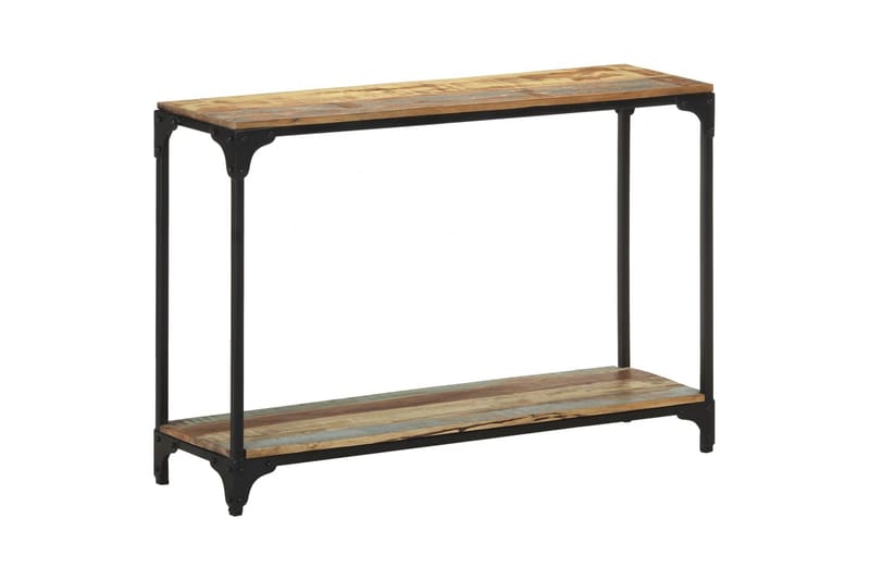 konsolbord 110x30x75 cm massivt genbrugstræ - Brun - Møbler - Borde - Aflastningsbord - Bakkebord & små borde