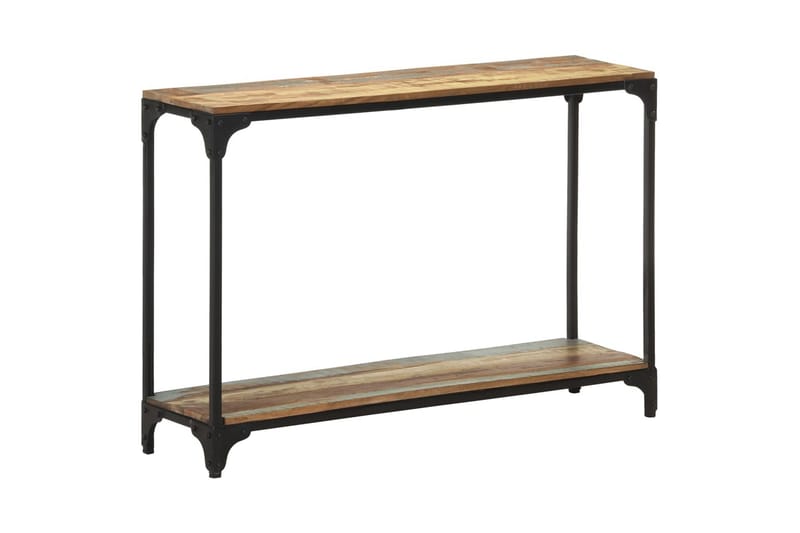 konsolbord 110x30x75 cm massivt genbrugstræ - Brun - Møbler - Borde - Aflastningsbord - Bakkebord & små borde
