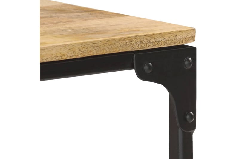 konsolbord 110x30x75 cm massivt mangotræ - Brun - Lampebord - Bakkebord & små borde