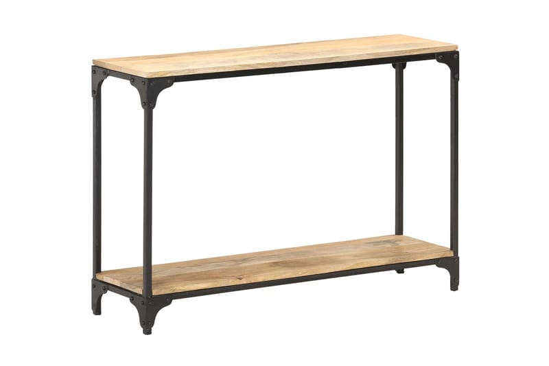 konsolbord 110x30x75 cm massivt mangotræ - Brun - Møbler - Borde - Aflastningsbord - Bakkebord & små borde