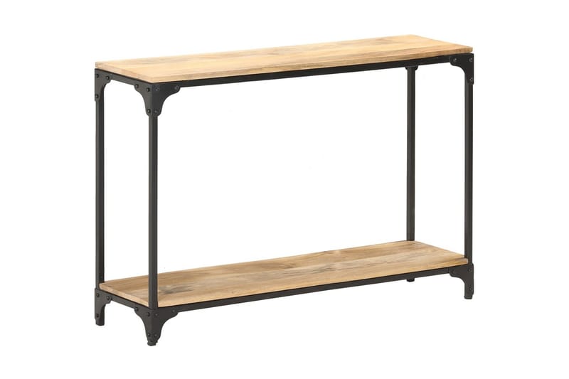 konsolbord 110x30x75 cm massivt mangotræ - Brun - Møbler - Borde - Aflastningsbord - Bakkebord & små borde